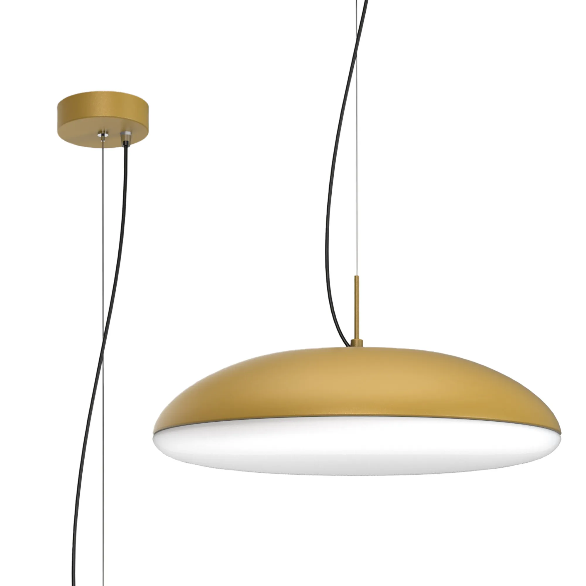 M8150  Kazz Pendant 50cm Round 6 Light Gold